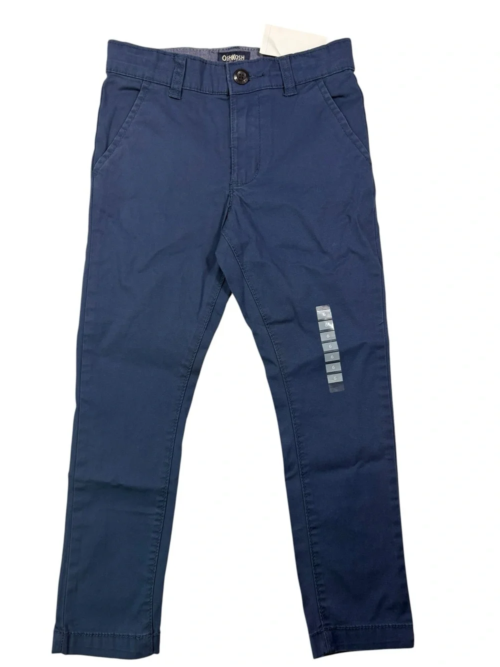 NWT OshKosh B'gosh Navy Blue Boys' Chino Pants | Size 6
